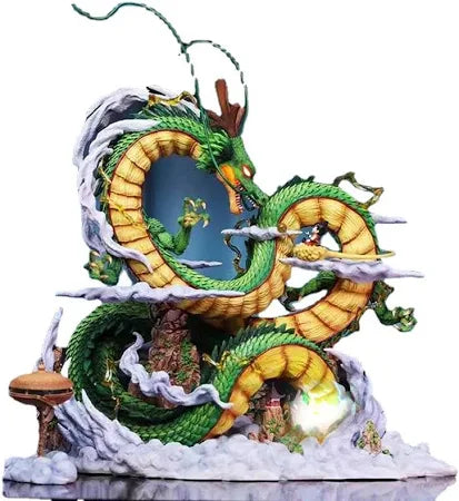 Anime Dragon Ball Figures Shenron 45cm with light control